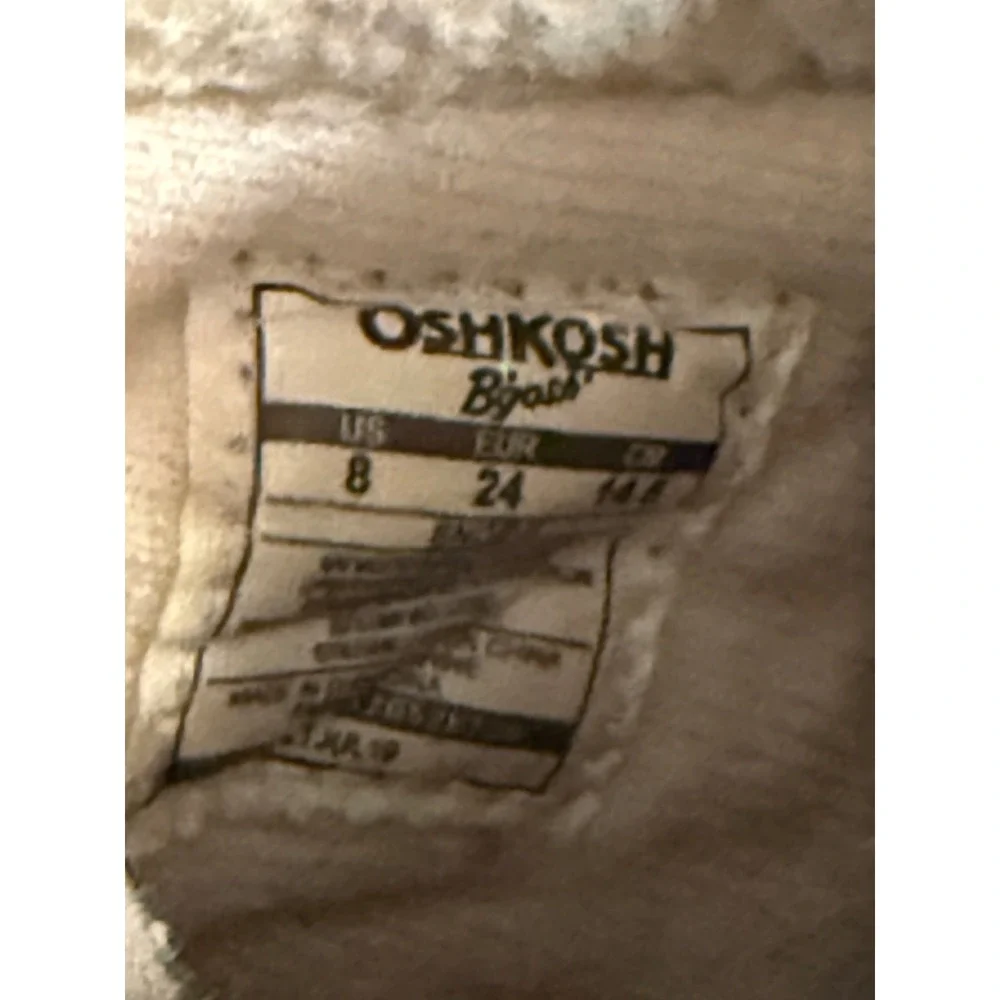 OshKosh B'gosh‎ Toddler Boys Blue Gray Snow Boots Size 8 Waterproof Winter Shoes